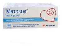 Таблетки Метозок: показания при высоком артериальном давлении